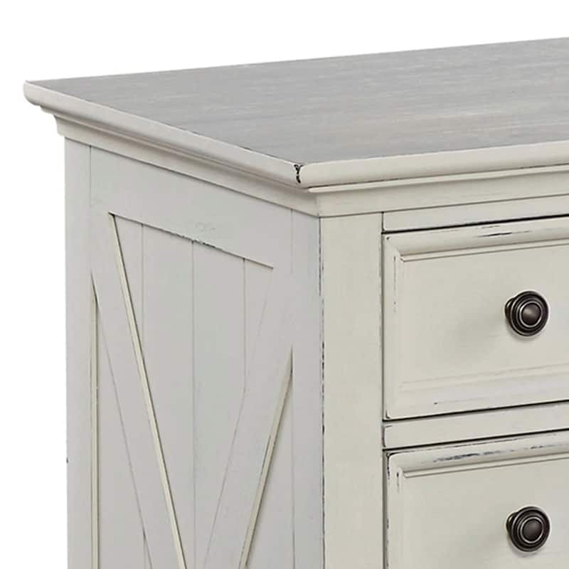 Homestyles Seaside Lodge Off-White Dresser with 8 Drawers