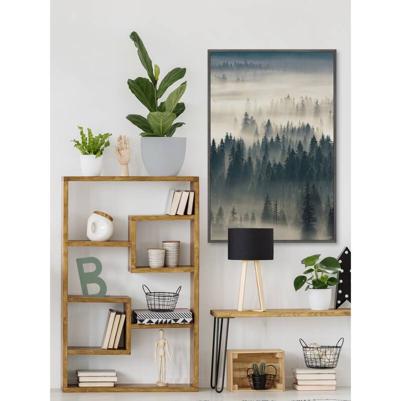 Come to the Woods Floater Framed Print on Canvas