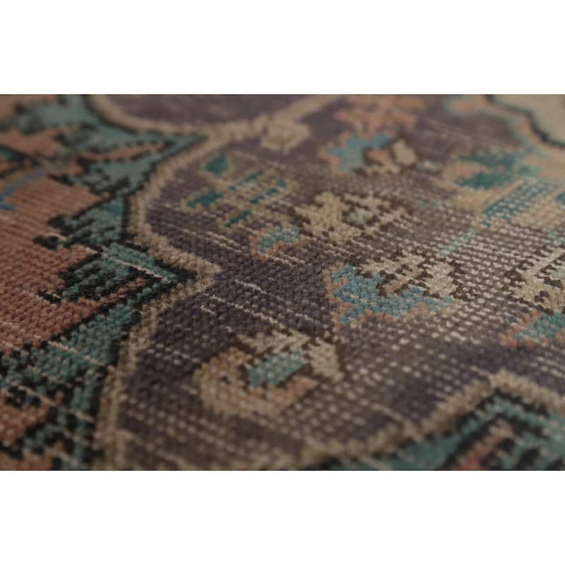 Medallion Tabriz Persian Area Rug Handmade Wool Carpet - 8'0" x 10'7"