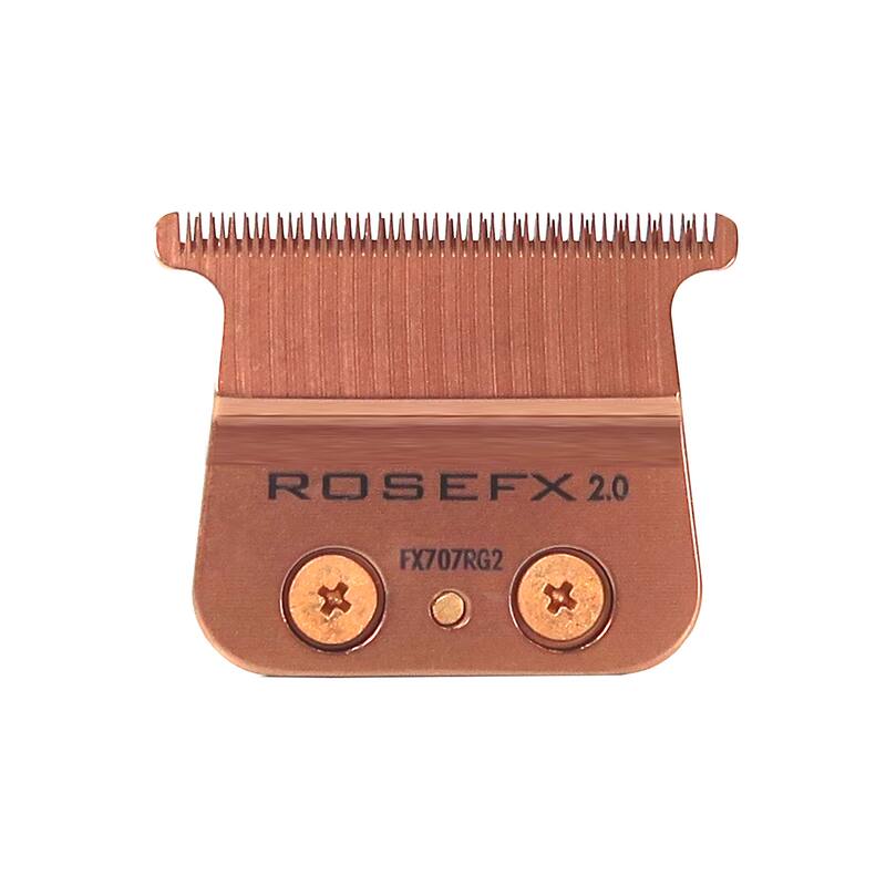 Babyliss Pro Rose Gold FX707RG2 Replacement Deep Tooth T-Blade 2.0MM + Fade Brush + 9" Comb