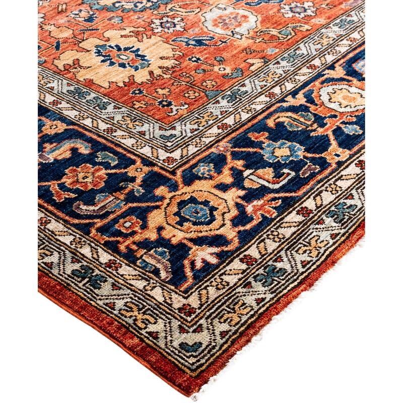 Serapi One-of-a-Kind Hand-Knotted Area Rug - Orange - 10' 1" x 13' 9"