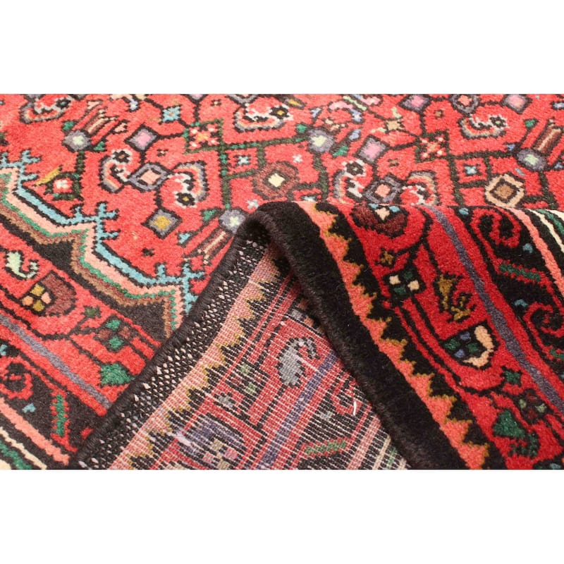 ECARPETGALLERY Hand-knotted Andelz Red Wool Rug - 5'1 x 6'9