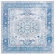 preview thumbnail 16 of 34, SAFAVIEH Arizona Willianne Machine Washable Slip Resistant Vintage Oriental Rug 6' Square - Beige/Blue - Square