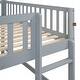 preview thumbnail 24 of 26, Full Low Loft Bed with Slide and Ladder, Space-Saving for Small Rooms