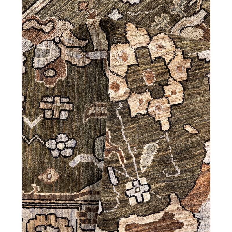 Serapi One-of-a-Kind Hand-Knotted Area Rug - Brown - 8' 1" x 9' 9"