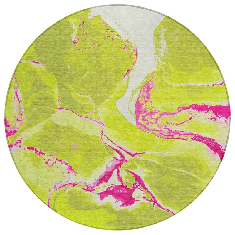 HomeRoots Abstract Transitional Rectangle Outdoor Rug