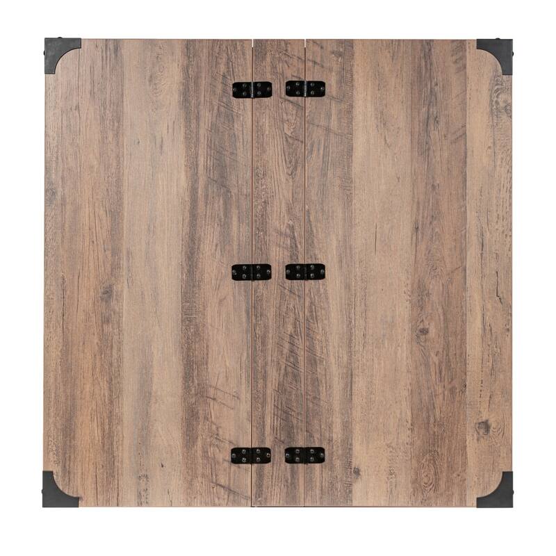Modern Farmhouse Coffee Table with Hidden Interior Storage
