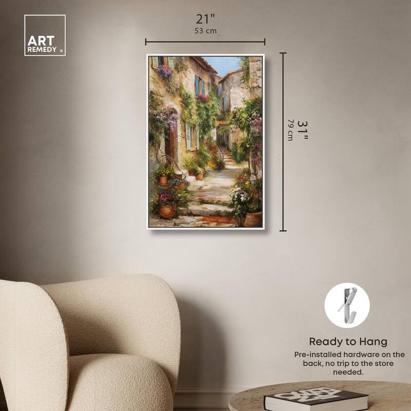 Mediterranean Charm II Canvas by Art Remedy