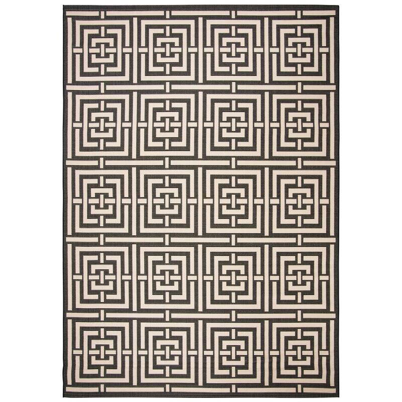 SAFAVIEH Courtyard Ginger Indoor/ Outdoor Waterproof Patio Backyard Rug