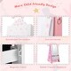 preview thumbnail 20 of 18, Costway Kids Vanity Set Princess Makeup Dressing Table & Chair Set - See Details