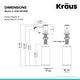 preview thumbnail 17 of 15, Kraus Kitchen Soap Dispenser