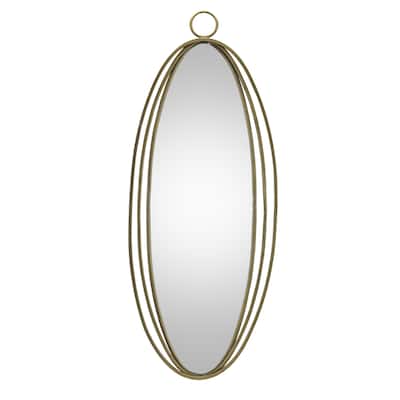 Iron Wall Mirror - 13.75 x 1.5 x 34.25