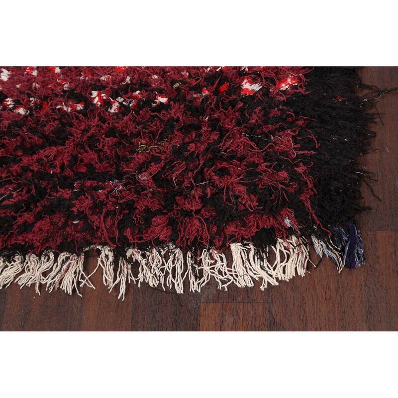 Modern Moroccan Oriental Runner Rug Wool Hand-knotted Carpet - 2'10" x 7'11"