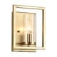 preview thumbnail 1 of 3, Golden Lighting Marco 1-light Wall Sconce in Brushed Champagne Brass