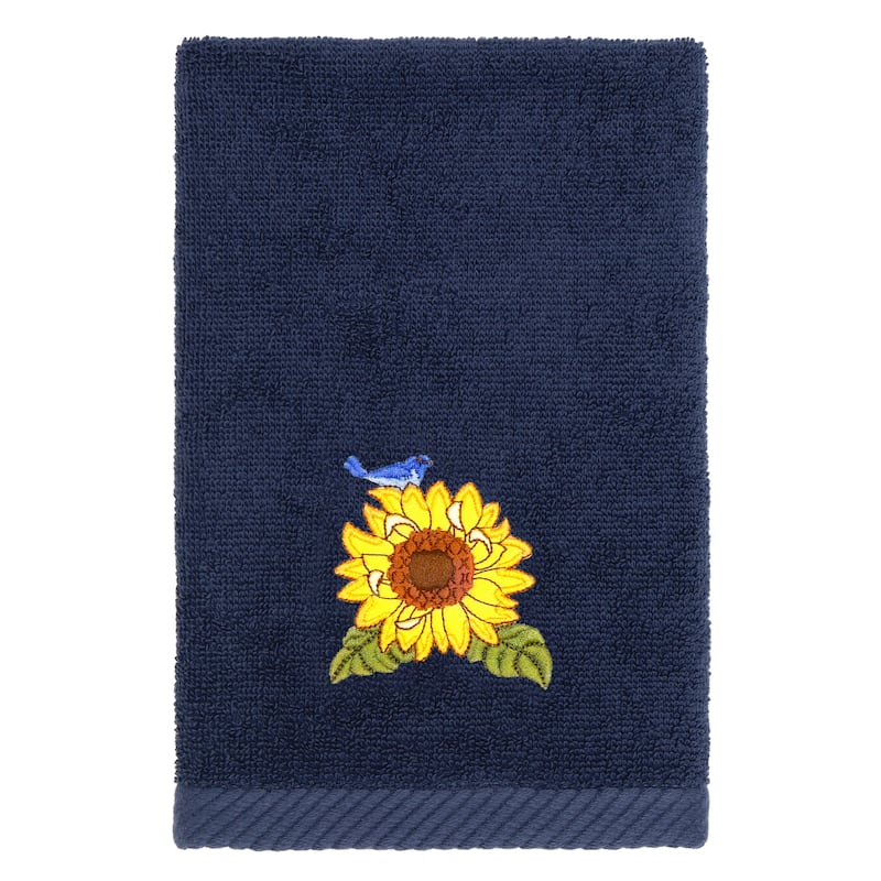 Authentic Hotel and Spa Turkish Cotton Girasol 3PC Multi-Size Embellished Towel Set