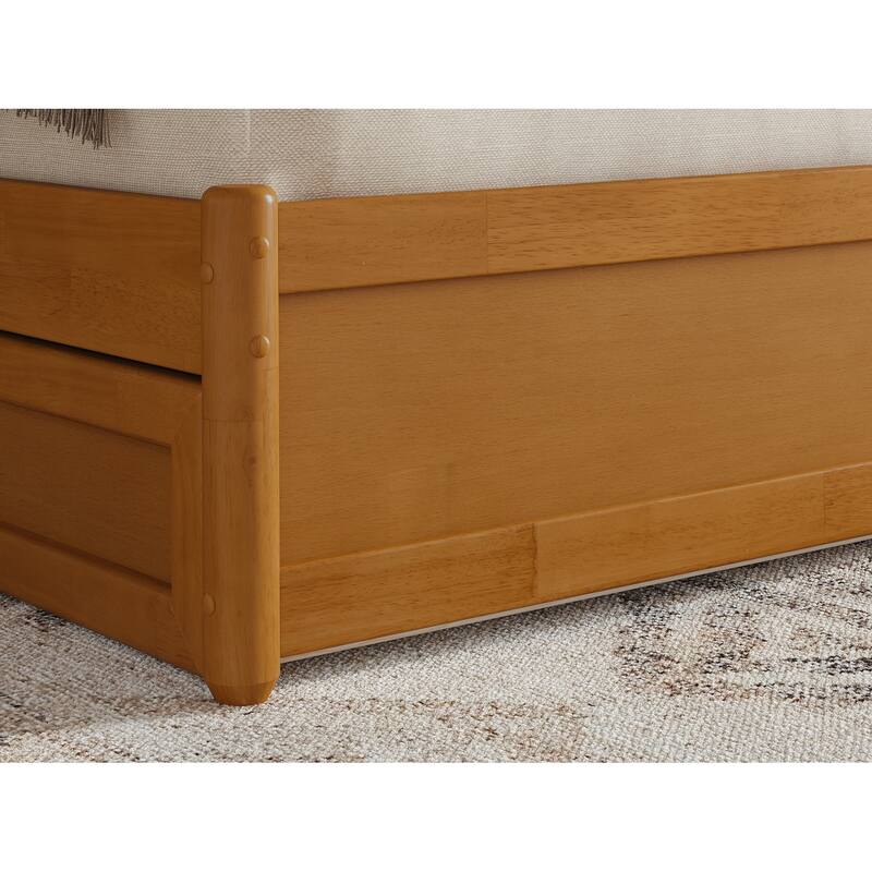 Emelie Platform Bed with Panel Footboard and Storage Drawers