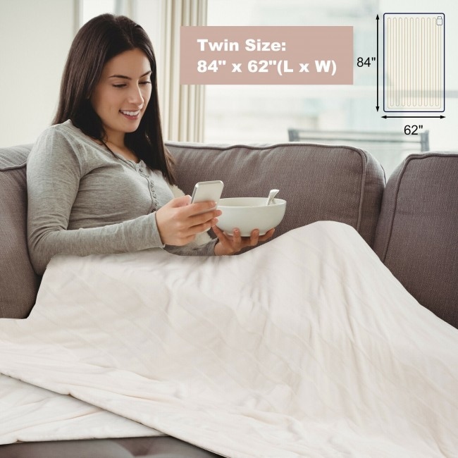 Bed bath and top table electric blanket