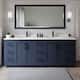 Option Dark Blue / White Quartz Top / Matte Black