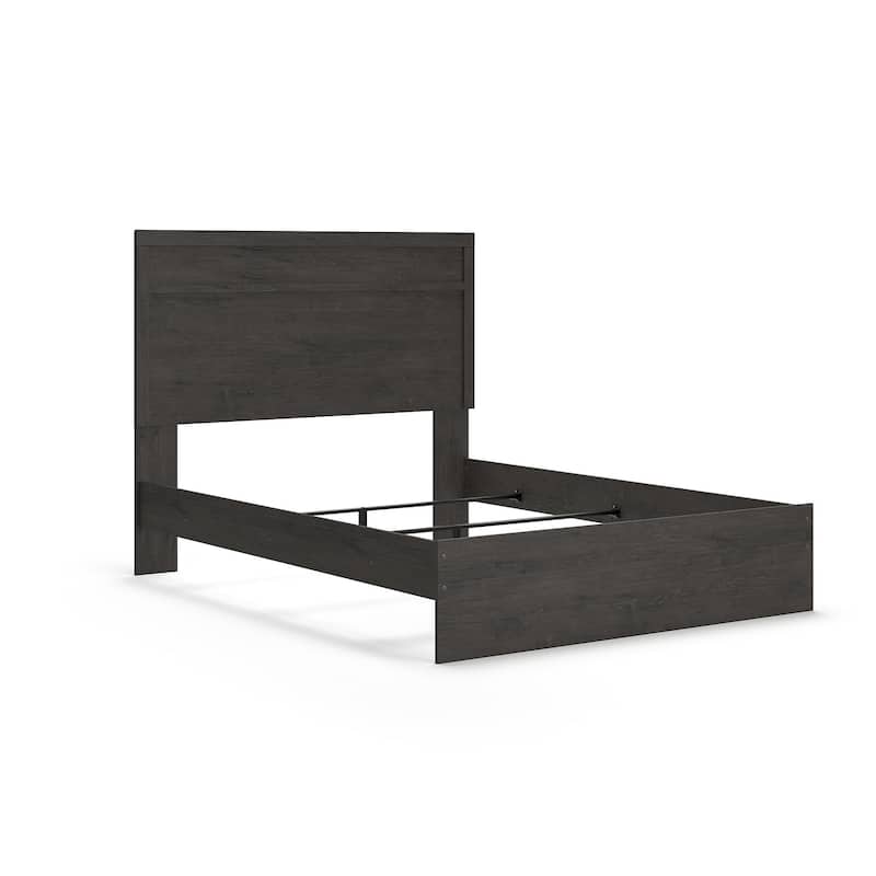Belachime Black Panel Bed