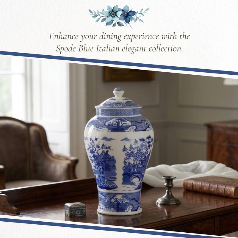 Spode Blue Italian Vase