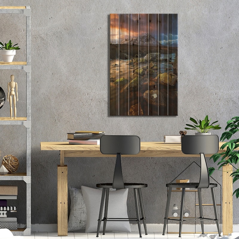A Scottish Specialty Print On Wood by Adam Burton - Multi-Color