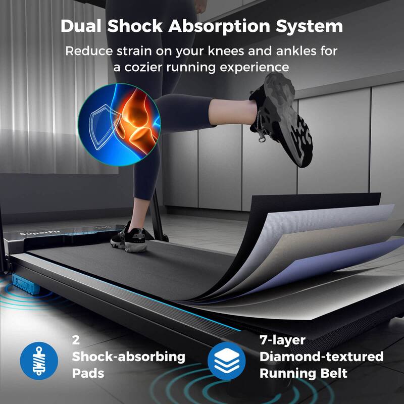 Costway 3 in 1 Folding Treadmill with Remote Control LED Display and - See Details