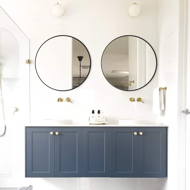 Modern Bathroom Wall Mounted Round Vanity Mirror
