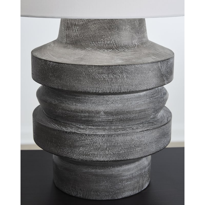 Signature Design by Ashley Wahida Black Table Lamp - 17" W x 17" D x 28" H