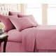 preview thumbnail 1 of 0, No-slip Ultra-soft Deep Pocket 6-piece Bed Sheet Set California King - Rose