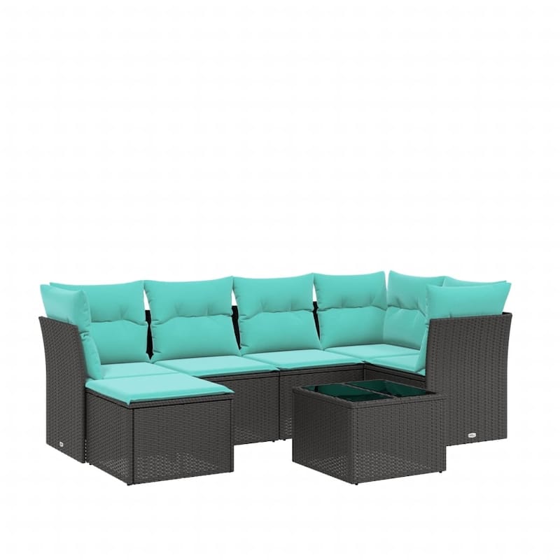 Modular Garden Sofa Set with Cushions