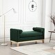 preview thumbnail 28 of 29, 53.5"W Elegant Upholstered Bench with Pillows for End of Bed, Bedroom, Living Room