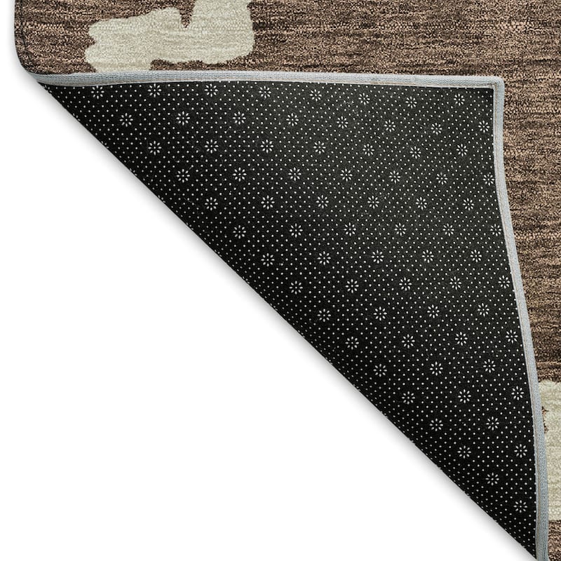 Premium Washable Super Soft Geo Trellis Mayfield Rug