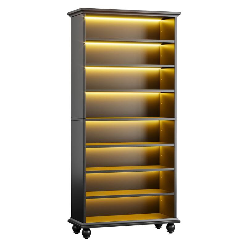 69-inch Tall Bookcase Bookshelves Book Display Stand for Living Study Room