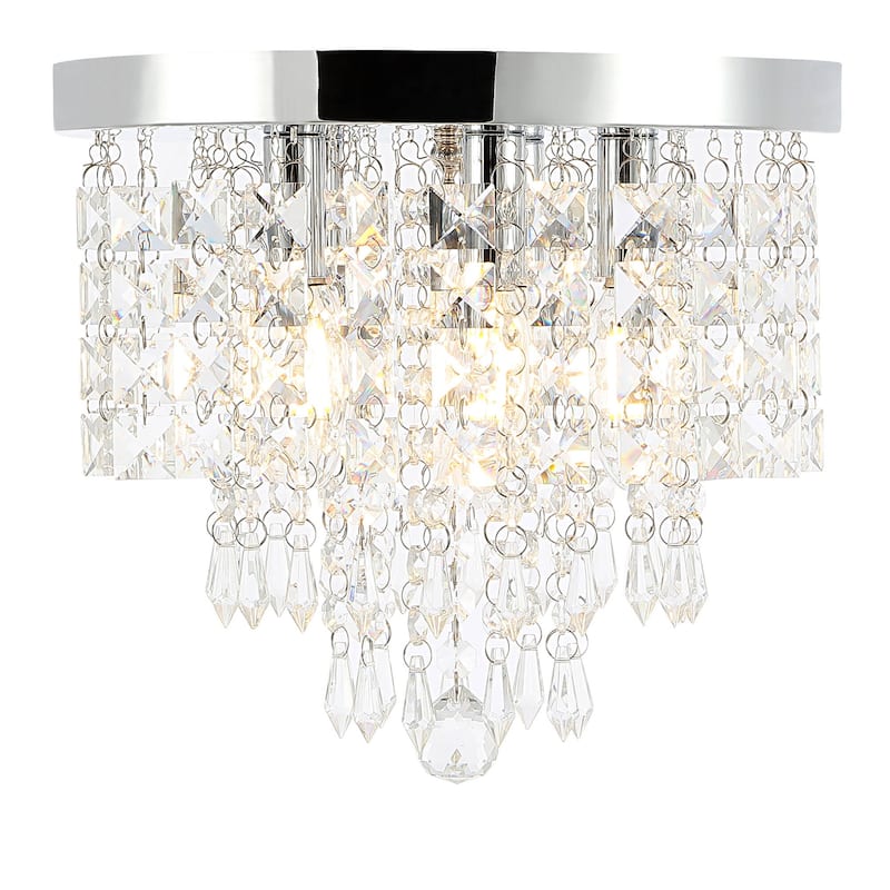 Modern Flush Mount Crystal Ceiling Light