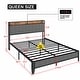preview thumbnail 9 of 16, Versatile Metal Platform Bed with Advanced Charging Feature and Stylish Headboard