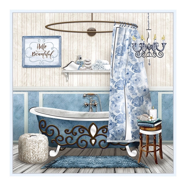 Premius Hello Beautiful Seashells Bathroom with Mirror