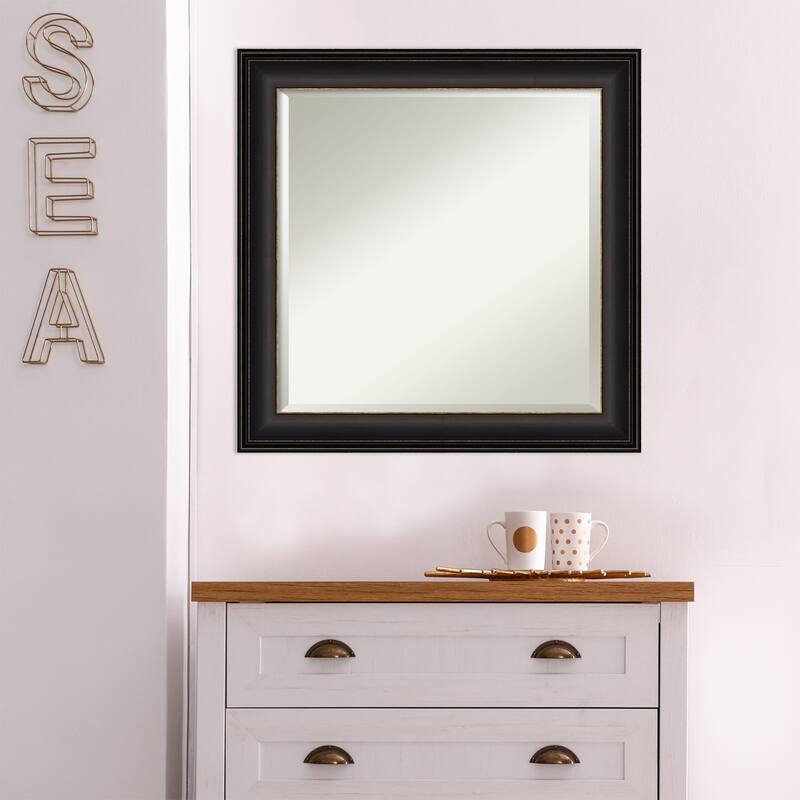 Beveled Wall Mirror - Trio Oil Rubbed Bronze Frame