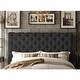 preview thumbnail 14 of 19, Vesta Chesterfield Tufted Upholstered Low Profile Standard Bed By Moser Bay