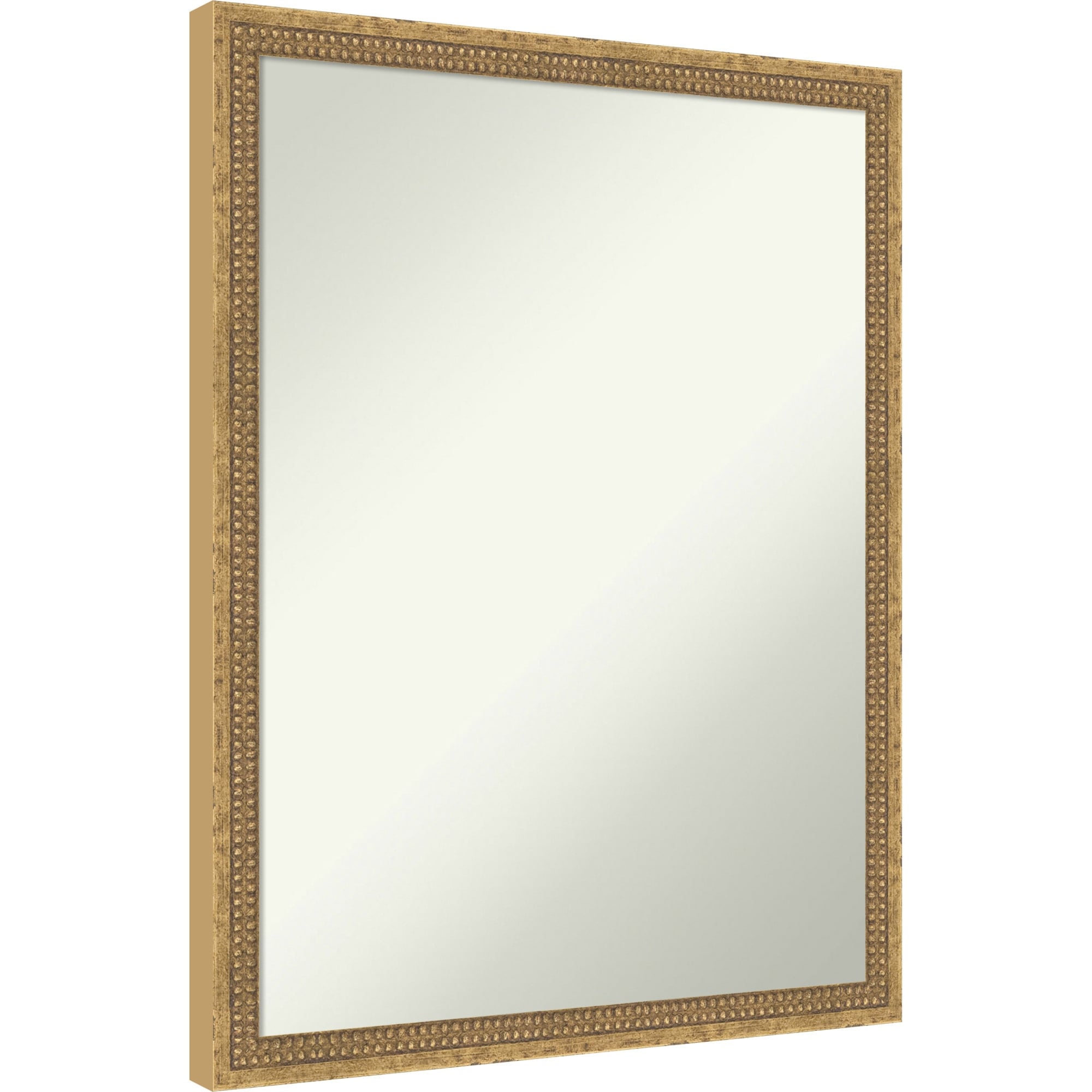 Castellan Non-Beveled Wood Framed Bathroom Vanity Wall Mirror