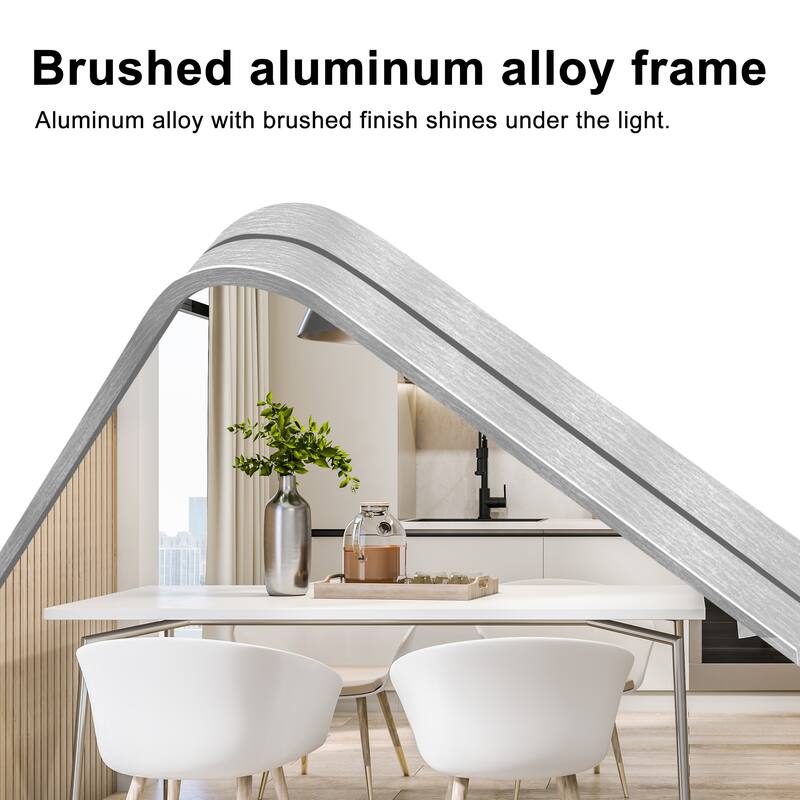 2 Pack Bathroom Rectangle Mirror Wall Mounted