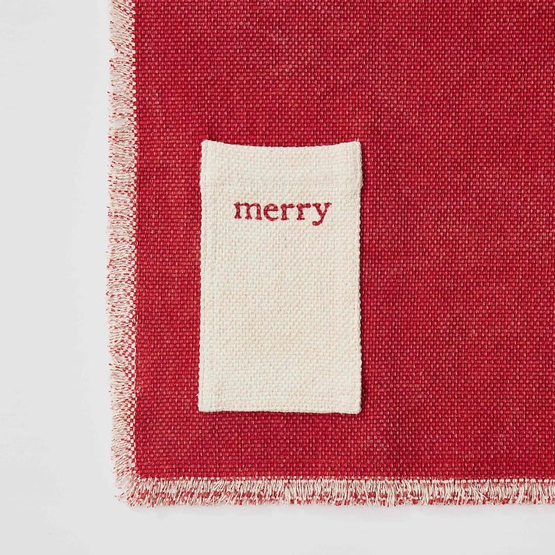 Avanti Linens Merry 4-Pack Placemat & 4-Pack Napkin Set