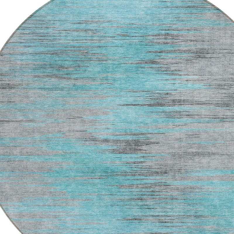 HomeRoots Abstract Transitional Rectangle Outdoor Rug