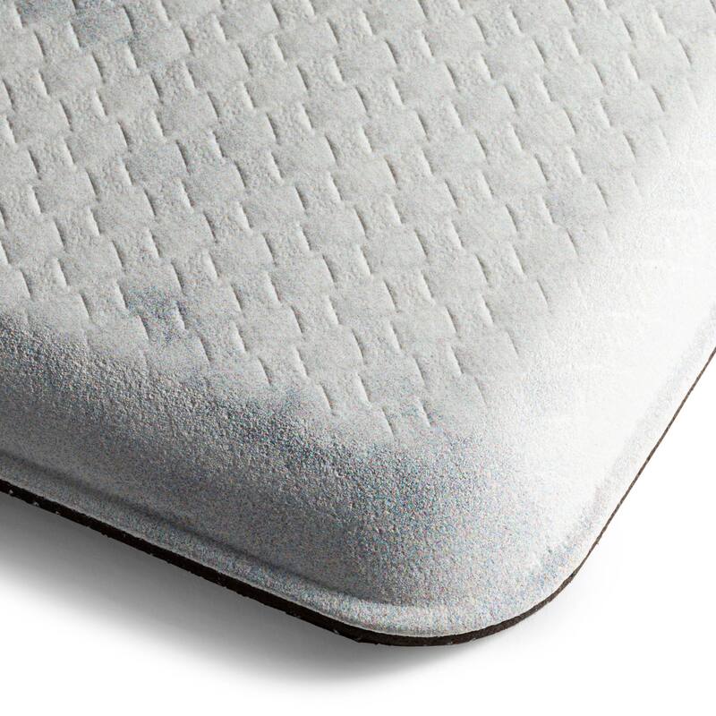 SoHome Cozy Living Happiness Anti-Fatigue Kitchen Mat, Blue/Grey