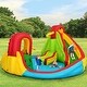 preview thumbnail 1 of 10, Inflatable Kids Water Slide Park with Climbing Wall Water Cannon and Kids