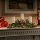 preview thumbnail 2 of 3, National Tree Company 30 in. Frosted Berry Centerpiece and Candle Holder