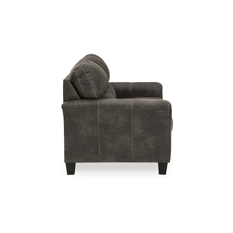 Signature Design by Ashley Navi Gray 2-Piece Upholstery Package - 89"W x 38"D x 39"H