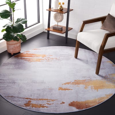 SAFAVIEH Tacoma Machine Washable Slip Resistant Asuka Modern Abstract Rug
