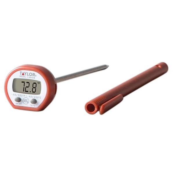Taylor Instant Read Digital Meat Food Kitchen Thermometer - 8.25" x 3" x 1"