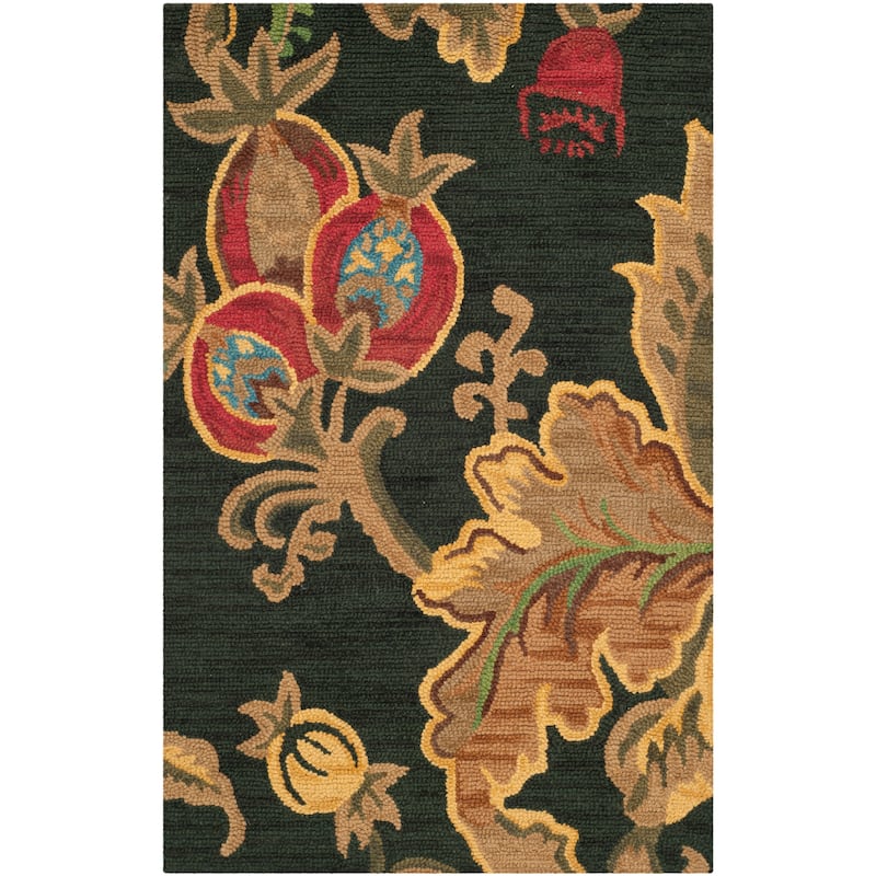 SAFAVIEH Handmade Jardin Austra Country Floral Wool Rug