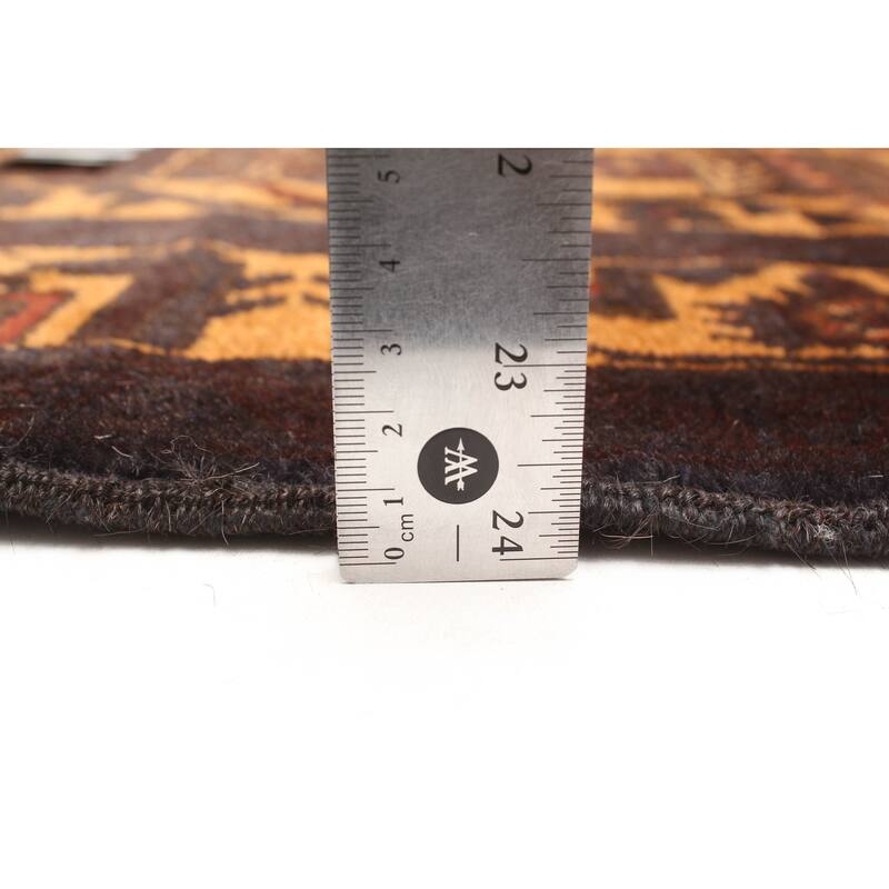 ECARPETGALLERY Hand-knotted Teimani Dark Grey Wool Rug - 4'0 x 6'8